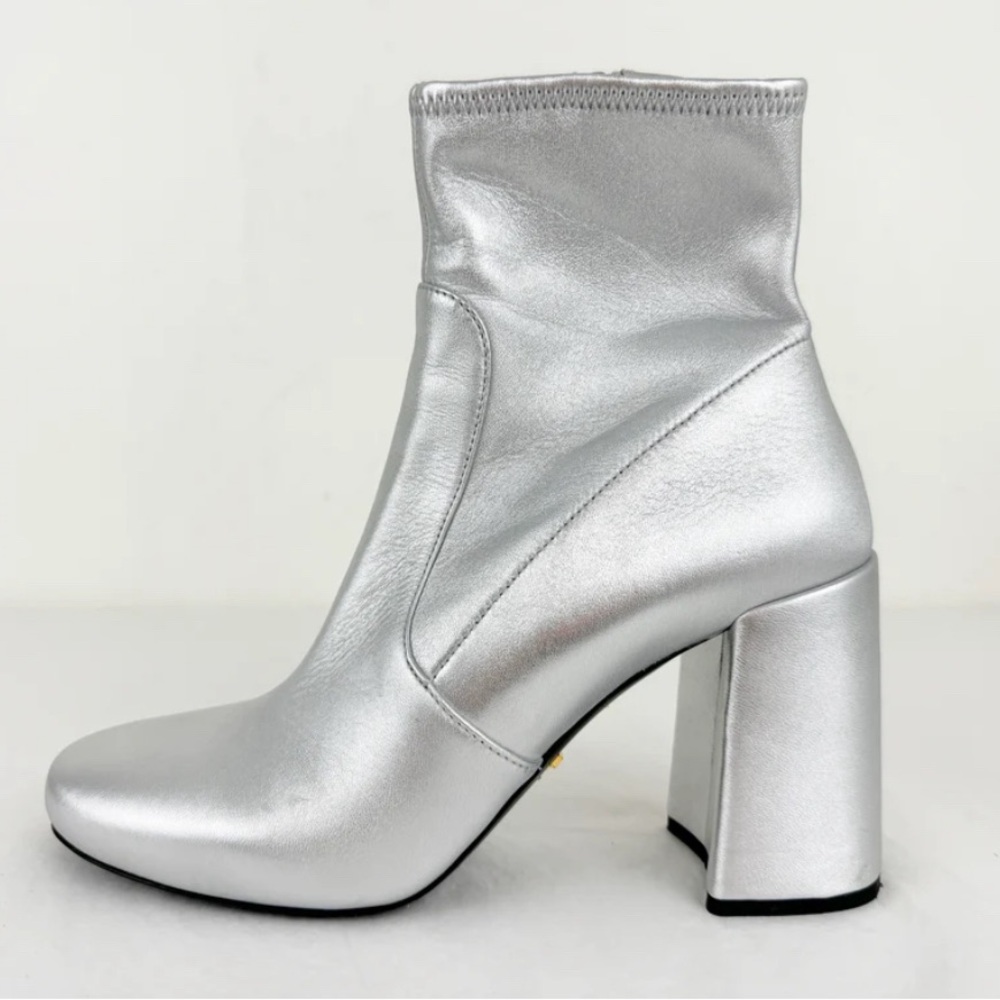 Prada Metallic Boots